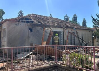 שתי פגיעות ישירות במטח כבד לעבר העיר צפת