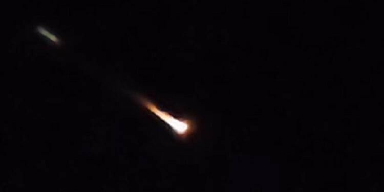 צפו: מתקפת טילים רחבה מאיראן על רחבי ישראל