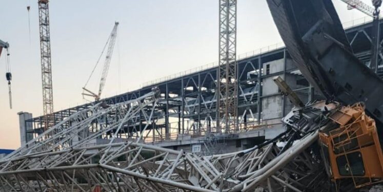 קריית גת: מנוף קרס באתר בנייה – שלושה נפצעו