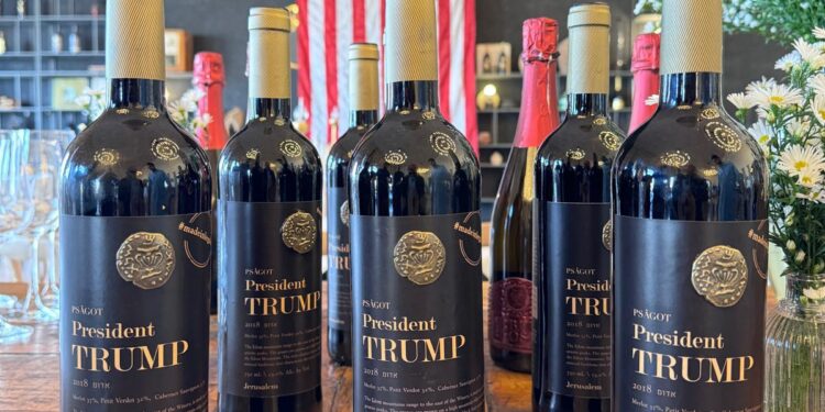 יקב פסגות השיק היום את יין טראמפ לרגל הניצחון