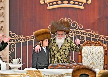 בר מצווה לנכד כ”ק האדמו”ר מויז’ניץ