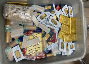 נתב”ג: נתפס כשהוא מנסה להבריח 35.5 ק”ג זהב