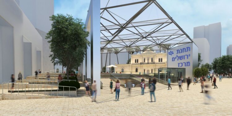 הארכת קו הרכבת המהיר לירושלים למרכז העיר ולתחנת החאן עולה שלב