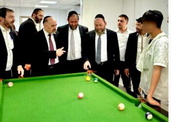 מודיעין עילית: שר הרווחה בביקור בעיר