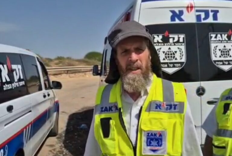 צפו: ראש צוות זק"א מדווח מהחוף - האירוע הסתיים