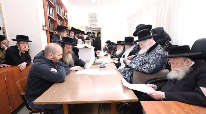 מכירת החמץ בלשכת בד”צ העדה החרדית