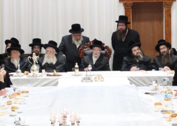 טיש לרגל יומא דהילולא של הרה”צ בעל “הברכת משה” זצ”ל