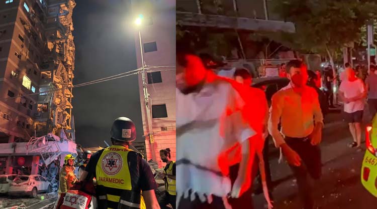 נפגעים והרס רב במספר זירות במרכז הארץ