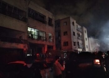 צפו: תיעוד מזירת הנפילה בחיפה; בת 72 פצועה בינוני