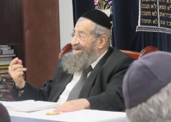 רבה של בני ברק הגר”מ בן שמעון שליט”א בשיעור פתיחה של ישיבת בין הזמנים