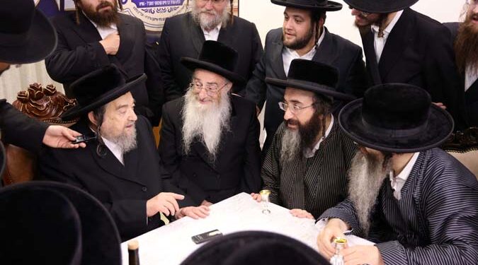 סיום הזוהר בבית הרה”צ ר’ יעקב מאיר שכטר