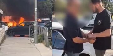 האנרכיסטים שגרמו לדליקת רכב – בני 60 ו-80