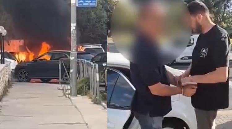 האנרכיסטים שגרמו לדליקת רכב - בני 60 ו-80