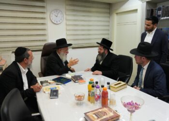 ראשי ארגון הקירוב ‘צהר’ הגיעו למעונו של הרב ראובן אלבז שליט”א