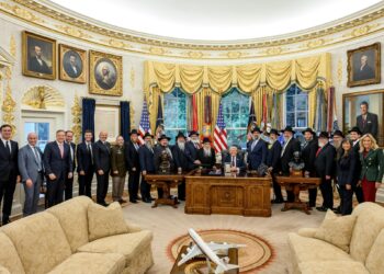 שלוחי חב”ד נפגשו עם הנשיא טראמפ בבית הלבן לקראת השנה החדשה
