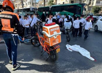 בני ברק: בן 7 נהרג כשרכב על אופניו ונפגע מרכב
