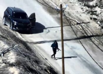 צפו: חצה את הקו הצהוב והחל לירות וחוסל תוך שניות