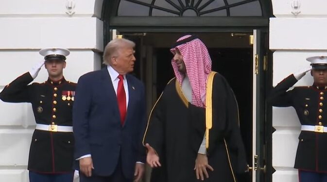 טראמפ קיבל בכבוד מלכים את יורש העצר הסעודי