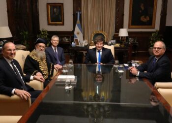 ארגנטינה: הרשל”צ התקבל בלשכת הנשיא חאבייר מיליי
