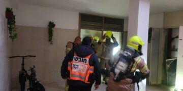 אלעד: שריפה במבנה מגורים ברחוב שמעון הצדיק