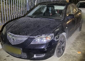 בני ברק: עם נשקים שלופים נעצר הנהג שנגח בניידת