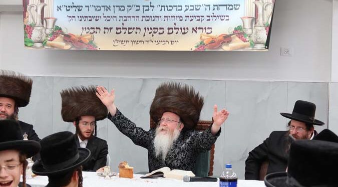 שמחות השבע ברכות לבן כ”ק אדמו”ר מקרעטשניף – קרית גת